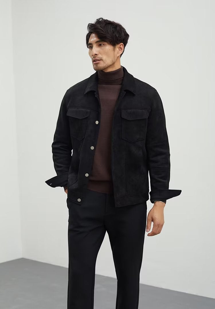 Fairford Button Jacket - Black