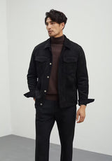 Fairford Button Jacket - Black