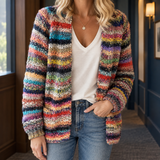 Stacey Textured Cardigan - Multicolor
