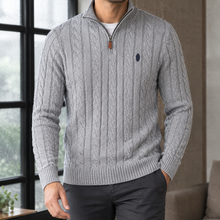 Freddie Cable Knit Sweater