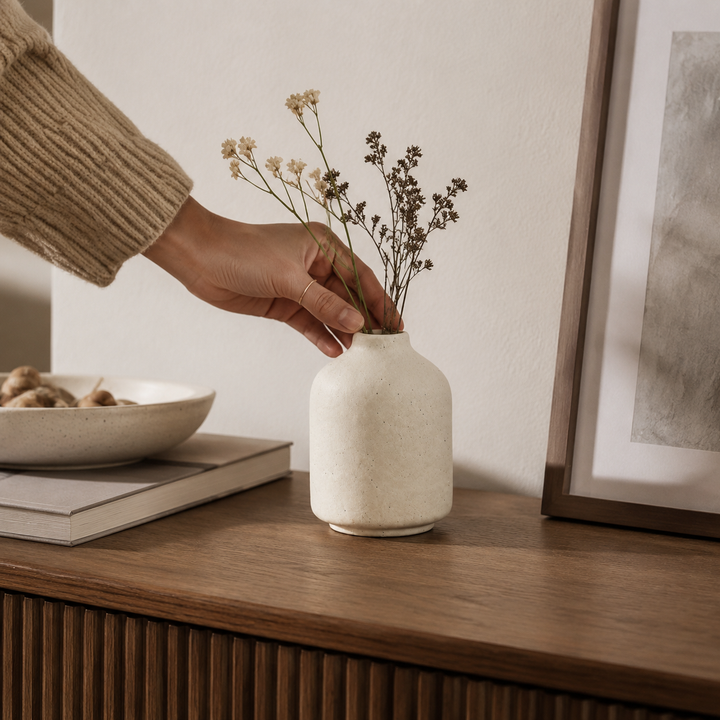 Thistlewood Speckled Ceramic Vase