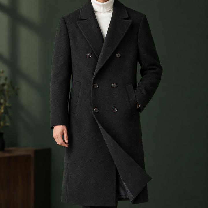 Wilder Double-Breasted Overcoat