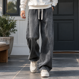 Amaury Loose Leg Pants - Charcoal Gray