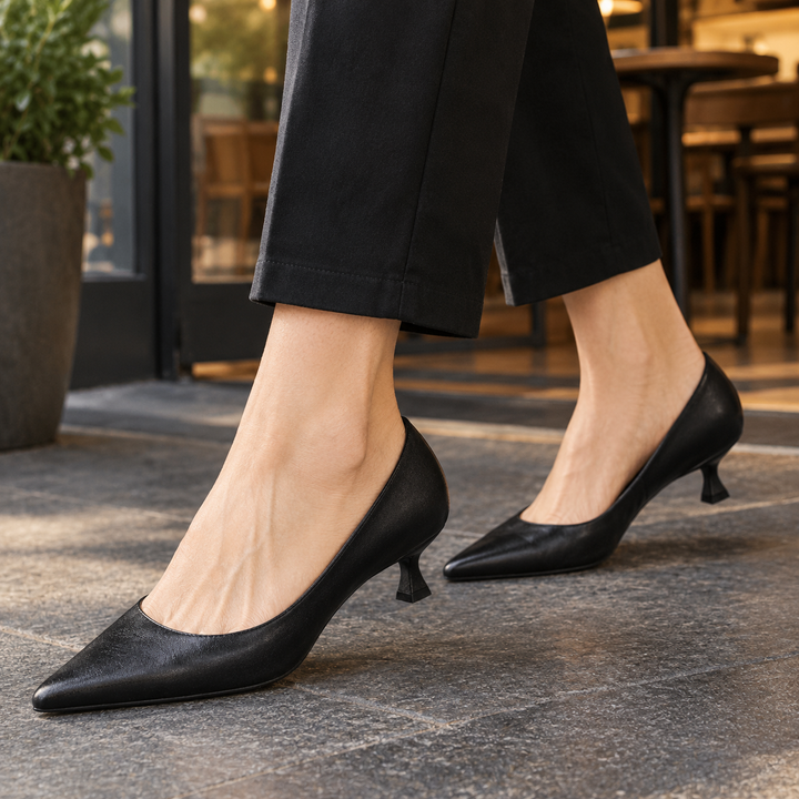 Zeno-Zara Kitten Heel Pumps