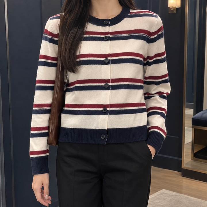 Florentine-Kate Striped Cardigan
