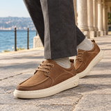Foligno-Capri Leather Derby Shoes - Dark Coffee