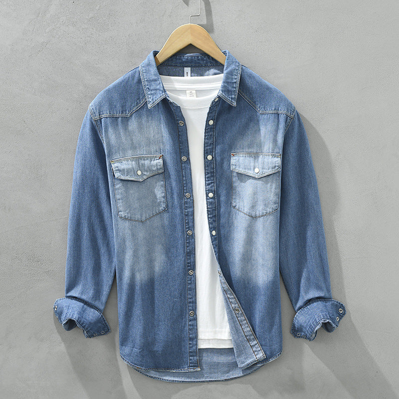 Aldwick Denim Shirt - Light Blue