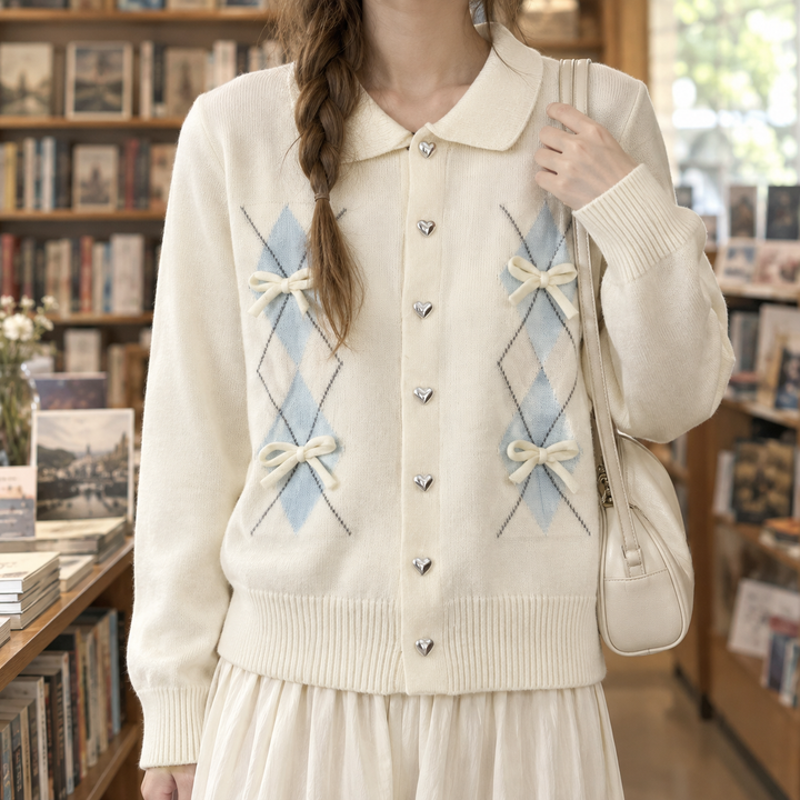 Hazel-Rae Bow Cardigan