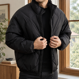Romano Quilted Jacket - Black