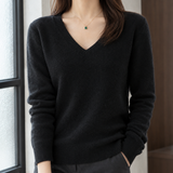 Natalie V-Neck Sweater - Lead Product Detail