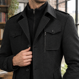 Oliver Wool Coat - Lead Product Detail