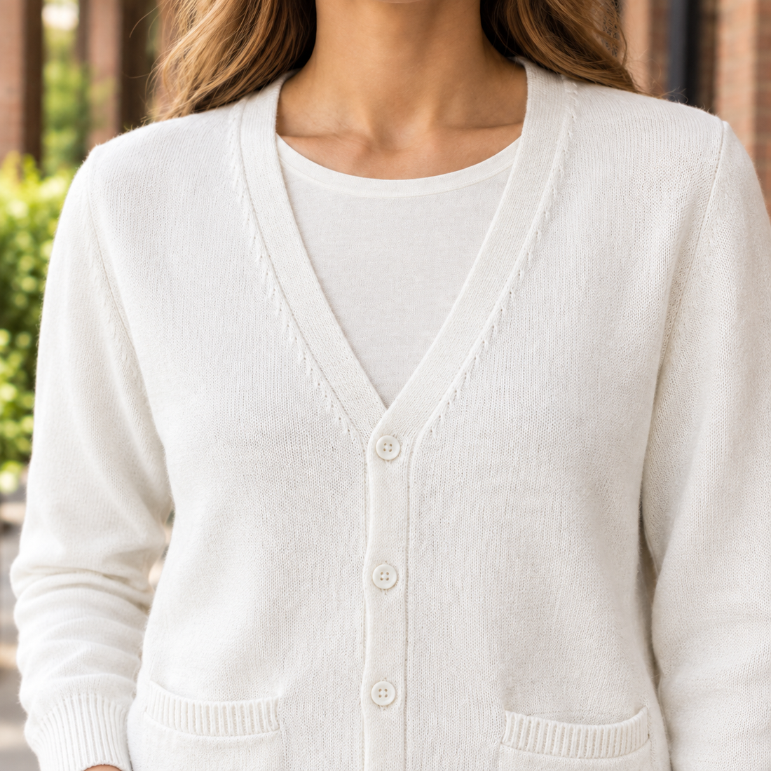 Gwendolen-Kate V-Neck Cardigan - Lead Product Detail