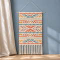 Coral Teal Geometric
