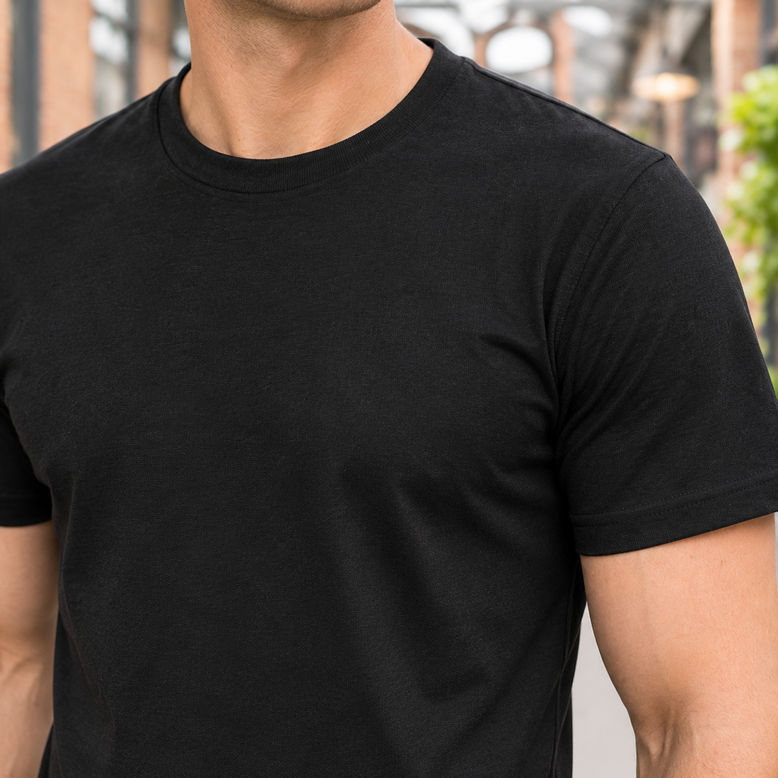 Sander Crew Neck T-Shirt - Lead Product Detail