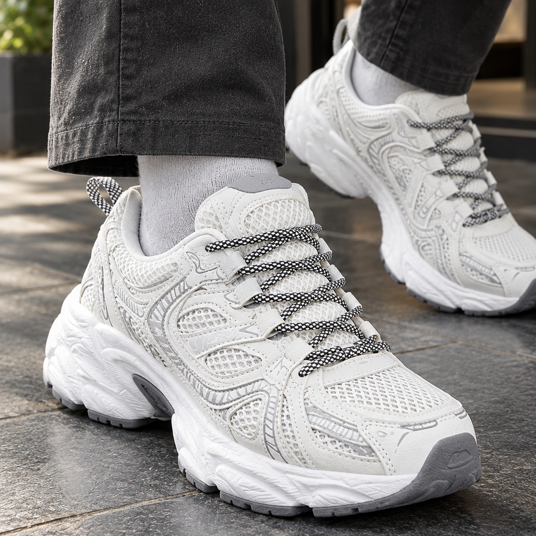 Vasari Chunky Sneakers - Lead Product Detail