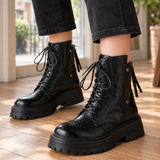 Caprera-Arezzo Lace-Up Boots - Lead Product Detail