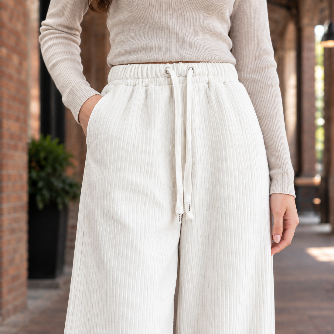 Tessa Wide Leg Pants - Lead Product Detail