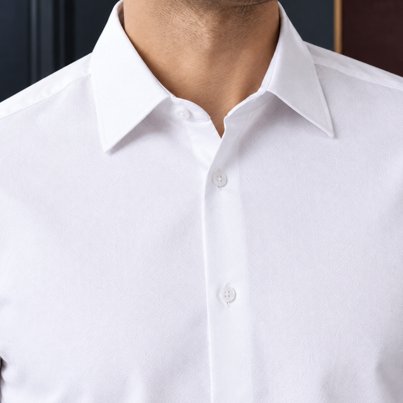 Marco Fitted Shirt - Lead Product Detail