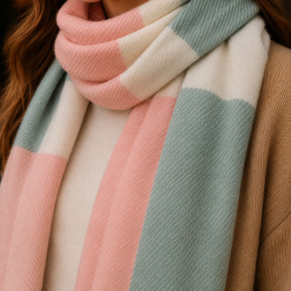 Westcott Fringed Scarf - Lead Product Detail