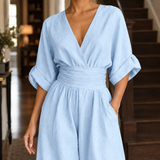 Elodie-Rae Wide-Leg Jumpsuit - Lead Product Detail