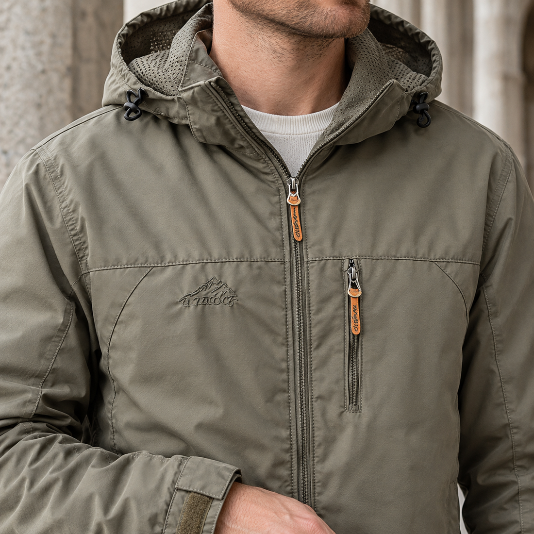 Carter Hooded Jacket - Lead Product Detail