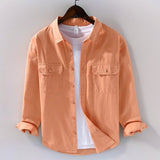 Montreal Pocket Shirt - Peach