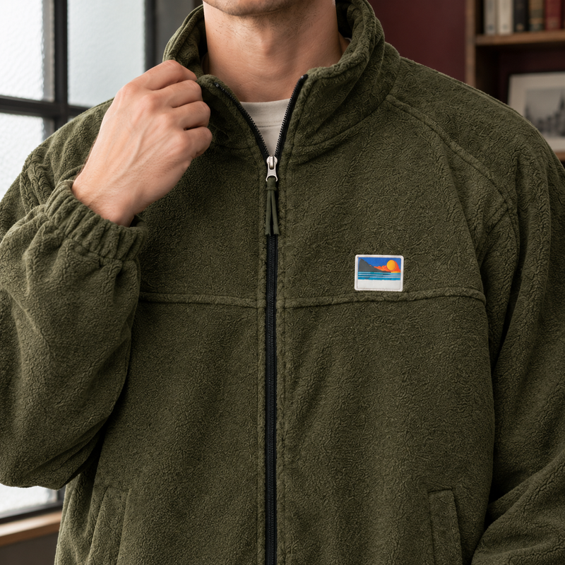 Florian Fleece Jacket - Lead Product Detail