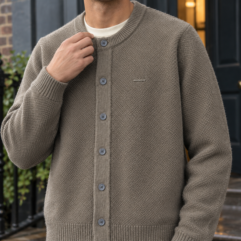 Dario Textured Cardigan - Lead Product Detail