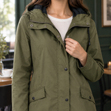 Ottilie-Skye Hooded Jacket - Lead Product Detail