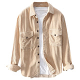 Luciano Corduroy Shirt - Beige