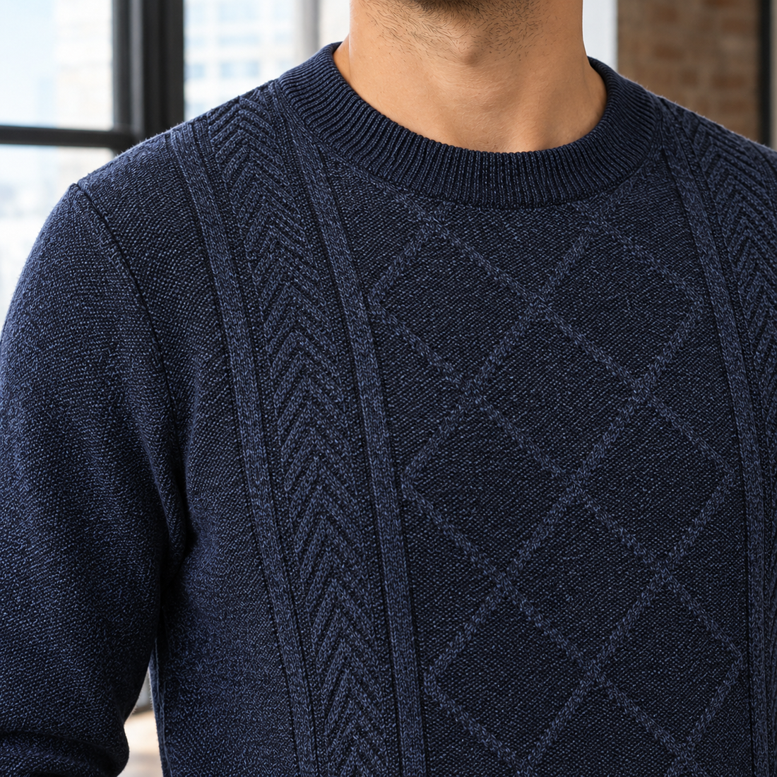 Knox Crew Neck Sweater - Lead Product Detail