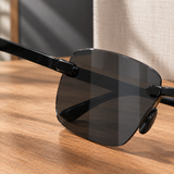 Fulbert Retro Sunglasses - Lead Product Detail