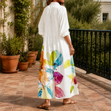 Yvette-Eve Button Front Dress - Lead Alternate View