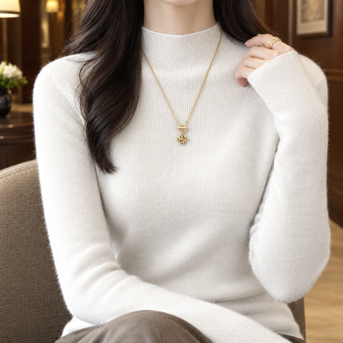 Brigitte-Marie Cashmere Sweater - Lead Product Detail