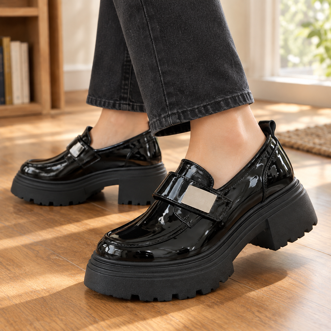 Mantegna Platform Mary Janes - Lead Product Detail