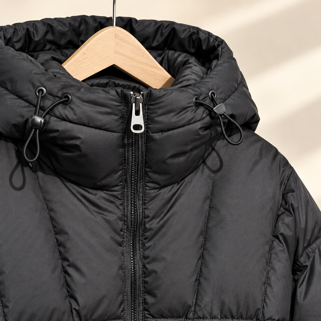 Romano Hooded Puffer Jacket - Lead Product Detail