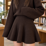 Valeria-June Flared Knit Set - Lead Product Detail