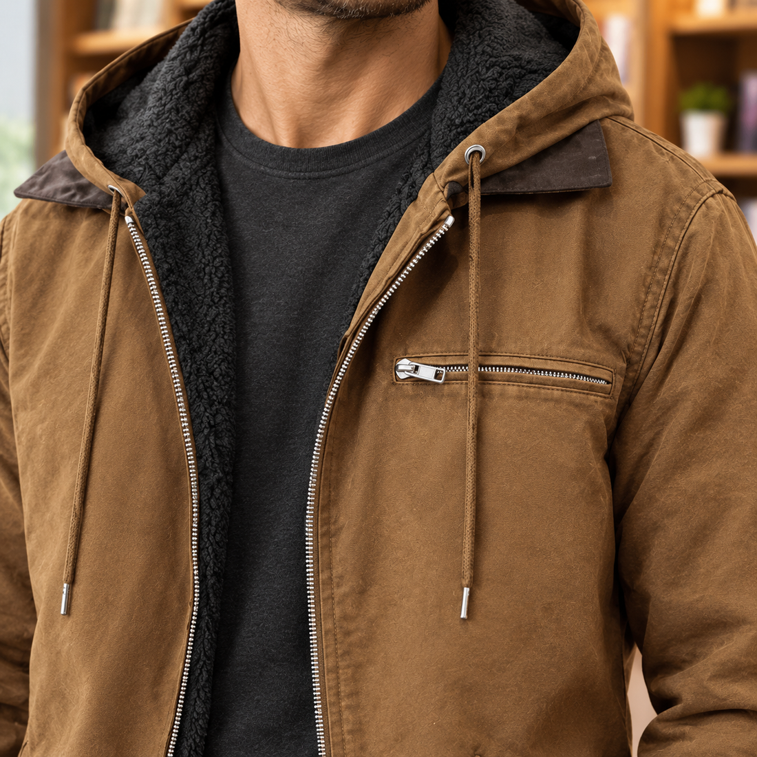 Isidore Hooded Jacket - Lead Product Detail