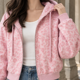 Noemie-Claire Leopard Zip Jacket - Lead Product Detail
