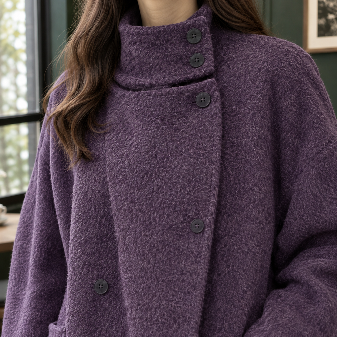 Katrina-Pearl Cashmere Coat - Lead Product Detail