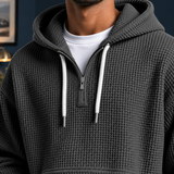 Florian Waffle Hoodie - Lead Product Detail