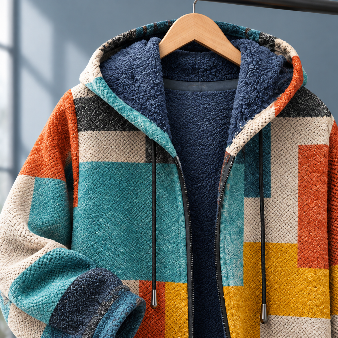 Caleb Hooded Sweater - Lead Product Detail