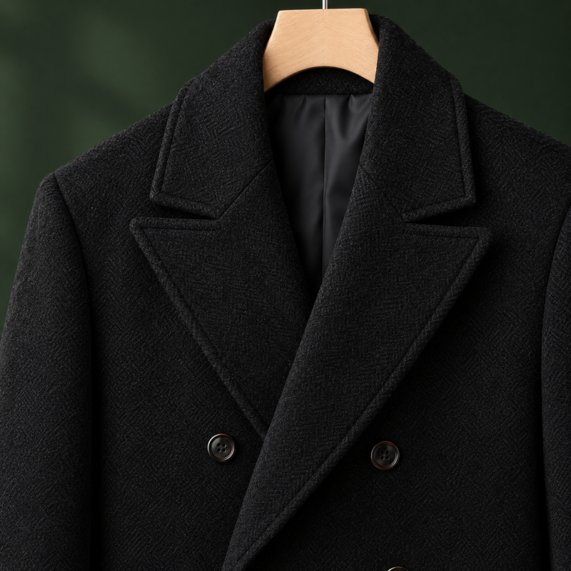 Wilder Double-Breasted Overcoat - Lead Product Detail