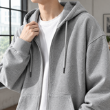 Florian Oversized Hoodie - Lead Product Detail