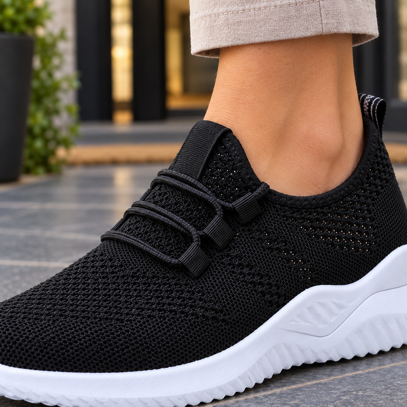 Lucca-Como Knit Sneakers - Lead Product Detail