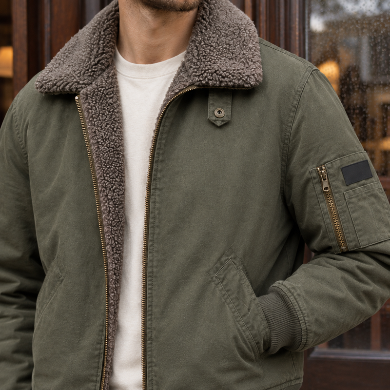 Austin Pilot Jacket - Lead Product Detail