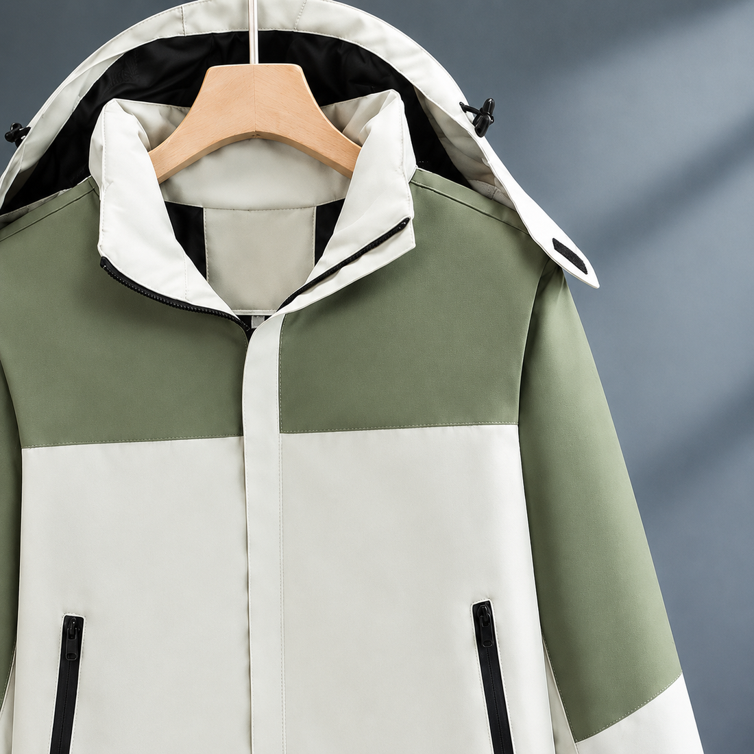 Gaultier Color Block Jacket - Lead Product Detail