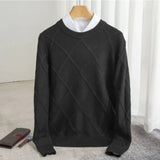 Verona Diamond Sweater - Black