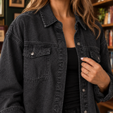 Claudia Frayed Overshirt - Lead Product Detail