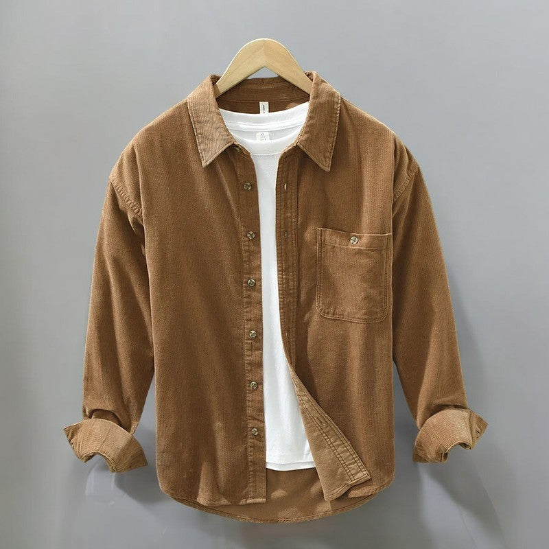 Caspian Corduroy Shirt - Camel
